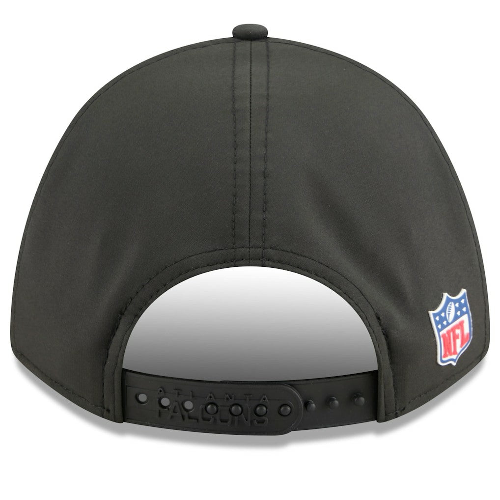 Atlanta Falcons New Era 2025 Sideline M-Crown 9FORTY Adjustable Hat Black