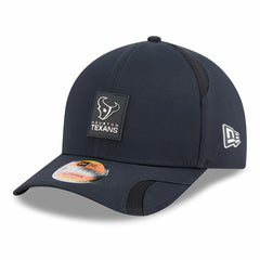 Houston Texans New Era 2025 Sideline M-Crown 9FORTY Adjustable Hat Navy