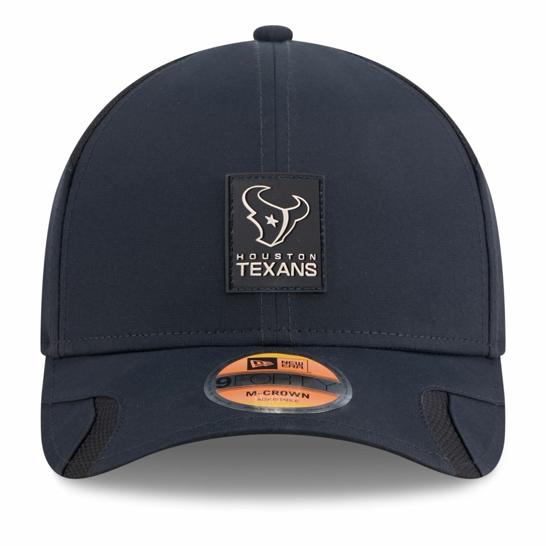 Houston Texans New Era 2025 Sideline M-Crown 9FORTY Adjustable Hat Navy