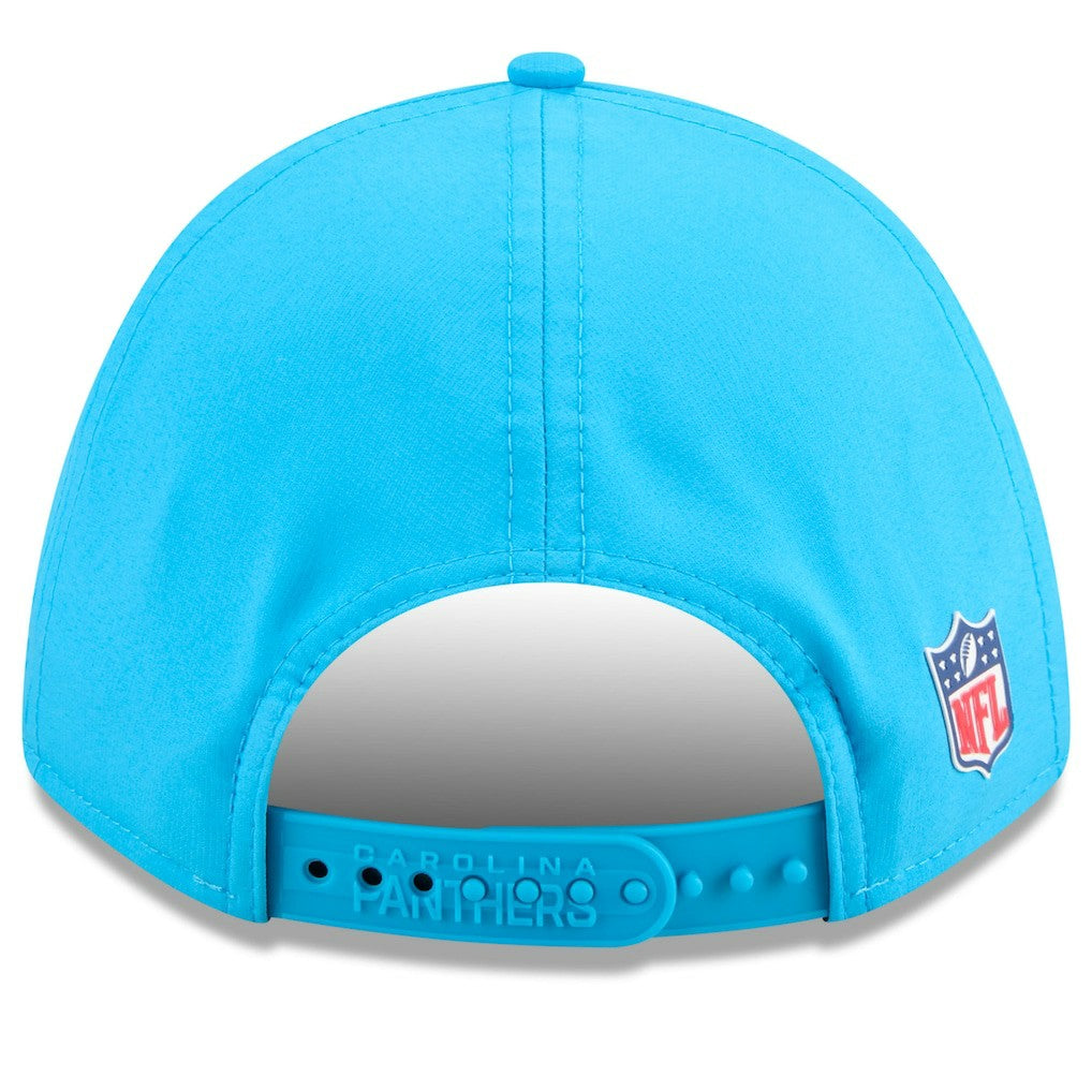 Carolina Panthers New Era 2025 Sideline M-Crown 9FORTY Adjustable Hat Blue