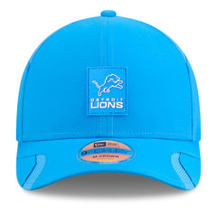 Detroit Lions New Era 2025 Sideline M-Crown 9FORTY Adjustable Hat Blue
