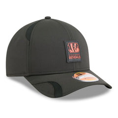 Cincinnati Bengals New Era 2025 Sideline M-Crown 9FORTY Adjustable Hat Black