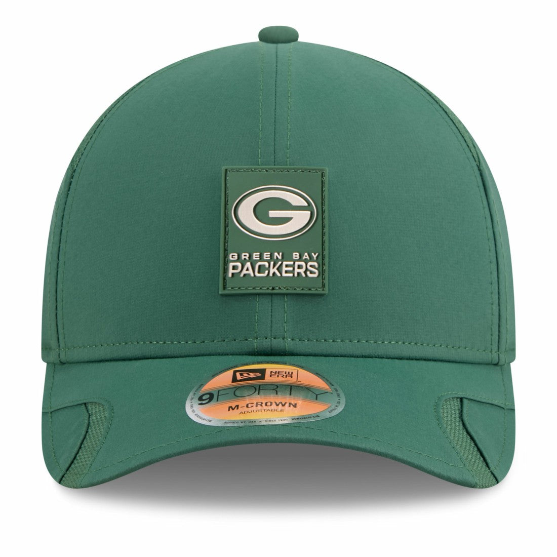 Green Bay Packers New Era 2025 Sideline M-Crown 9FORTY Adjustable Hat Green