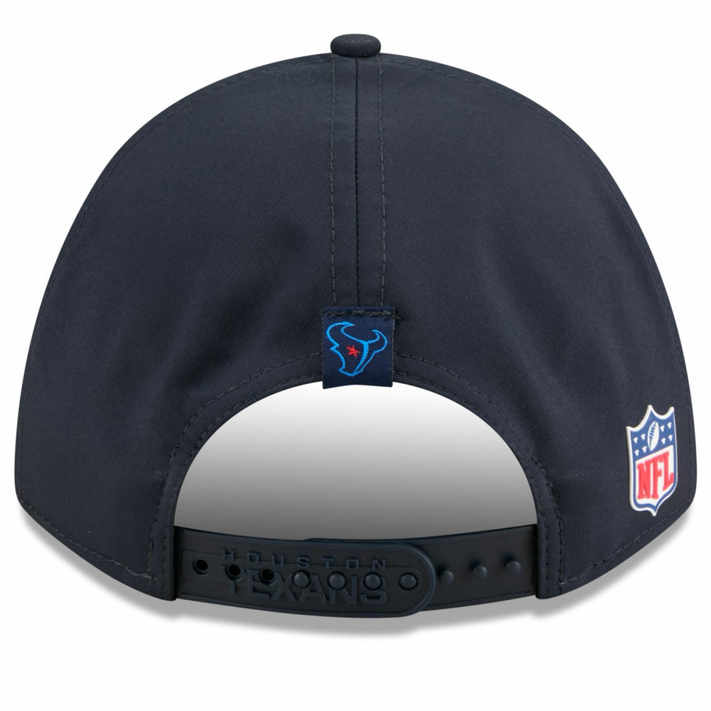 Houston Texans New Era 2025 Sideline H-Town M-Crown 9FORTY Adjustable Hat Navy