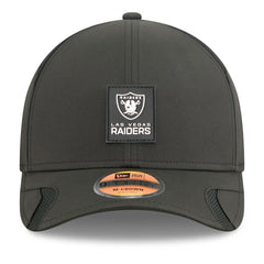 Las Vegas Raiders New Era 2025 Sideline M-Crown 9FORTY Adjustable Hat Black