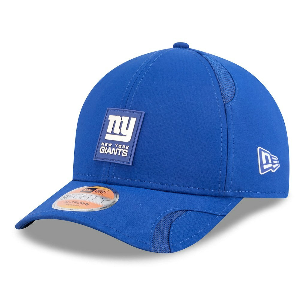 New York Giants New Era 2025 Sideline M-Crown 9FORTY Adjustable Hat Royal