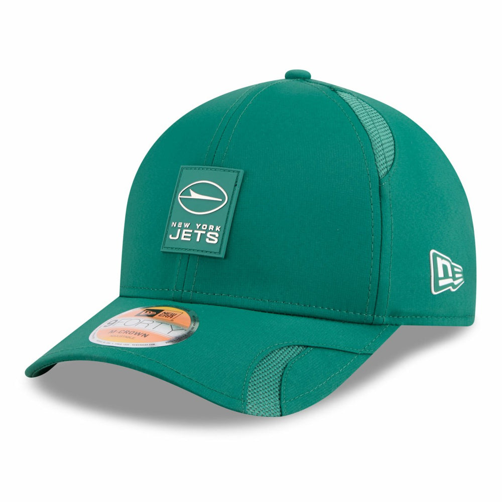 New York Jets New Era 2025 Sideline M-Crown 9FORTY Adjustable Hat Green