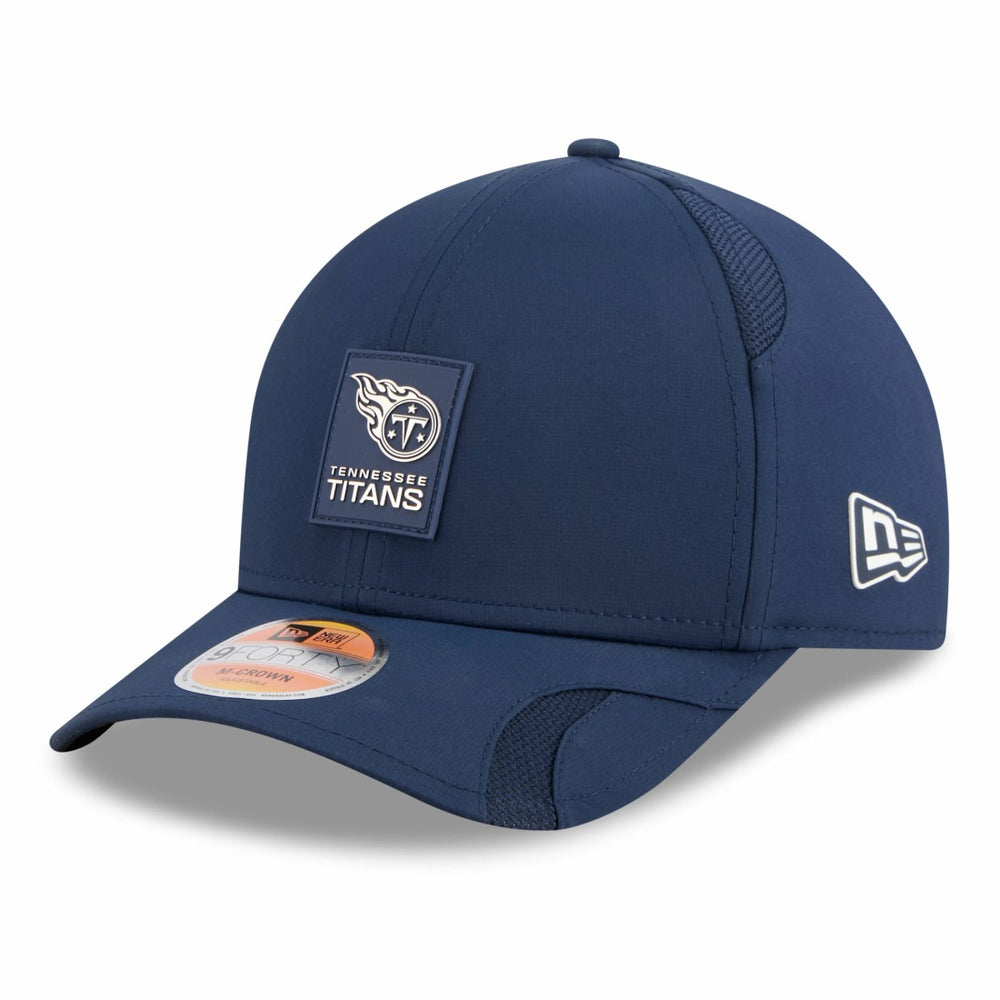 Tennessee Titans New Era 2025 Sideline M-Crown 9FORTY Adjustable Hat Navy
