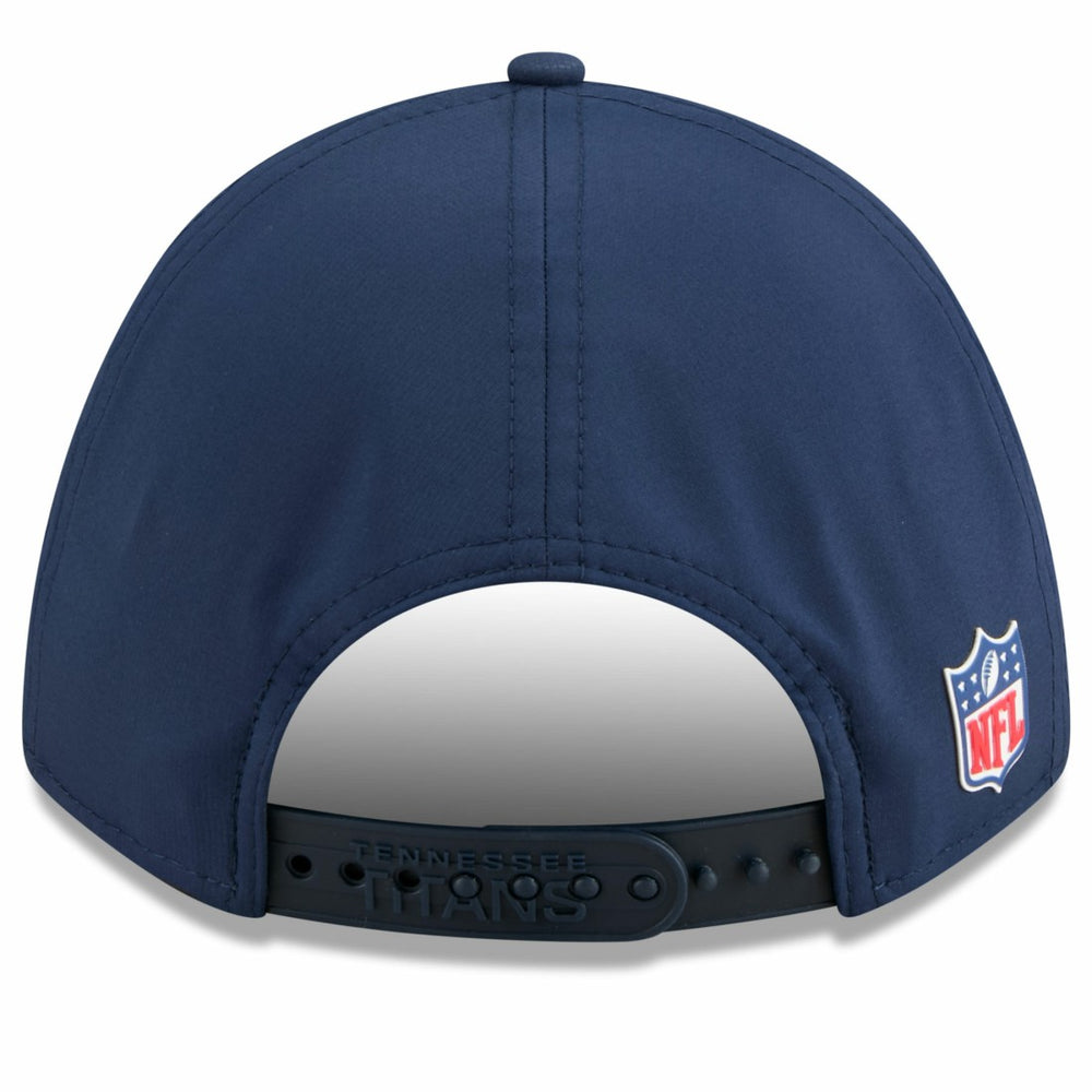 Tennessee Titans New Era 2025 Sideline M-Crown 9FORTY Adjustable Hat Navy