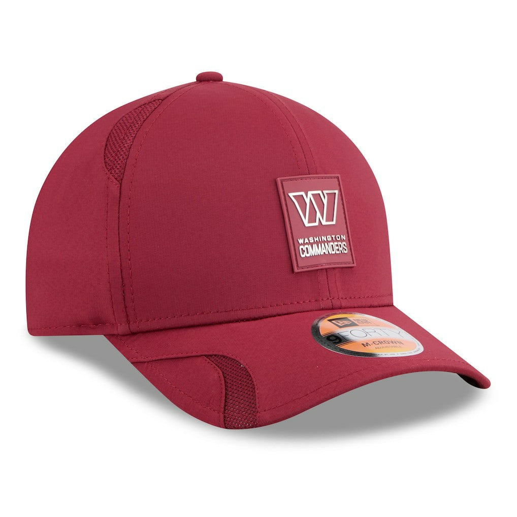 Washington Commanders New Era 2025 Sideline M-Crown 9FORTY Adjustable Hat Burgundy