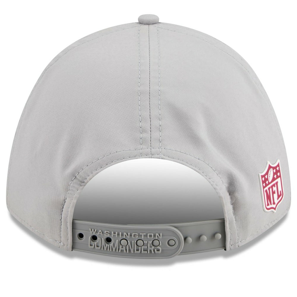 Washington Commanders New Era 2025 Sideline M-Crown 9FORTY Adjustable Hat Gray