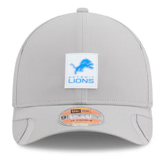 Detroit Lions New Era 2025 Sideline M-Crown 9FORTY Adjustable Hat Gray