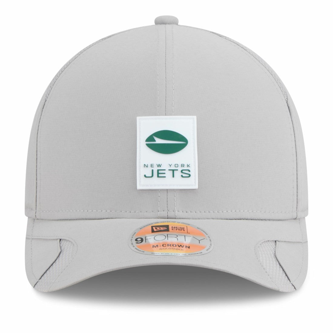 New York Jets New Era 2025 Sideline M-Crown 9FORTY Adjustable Hat Gray