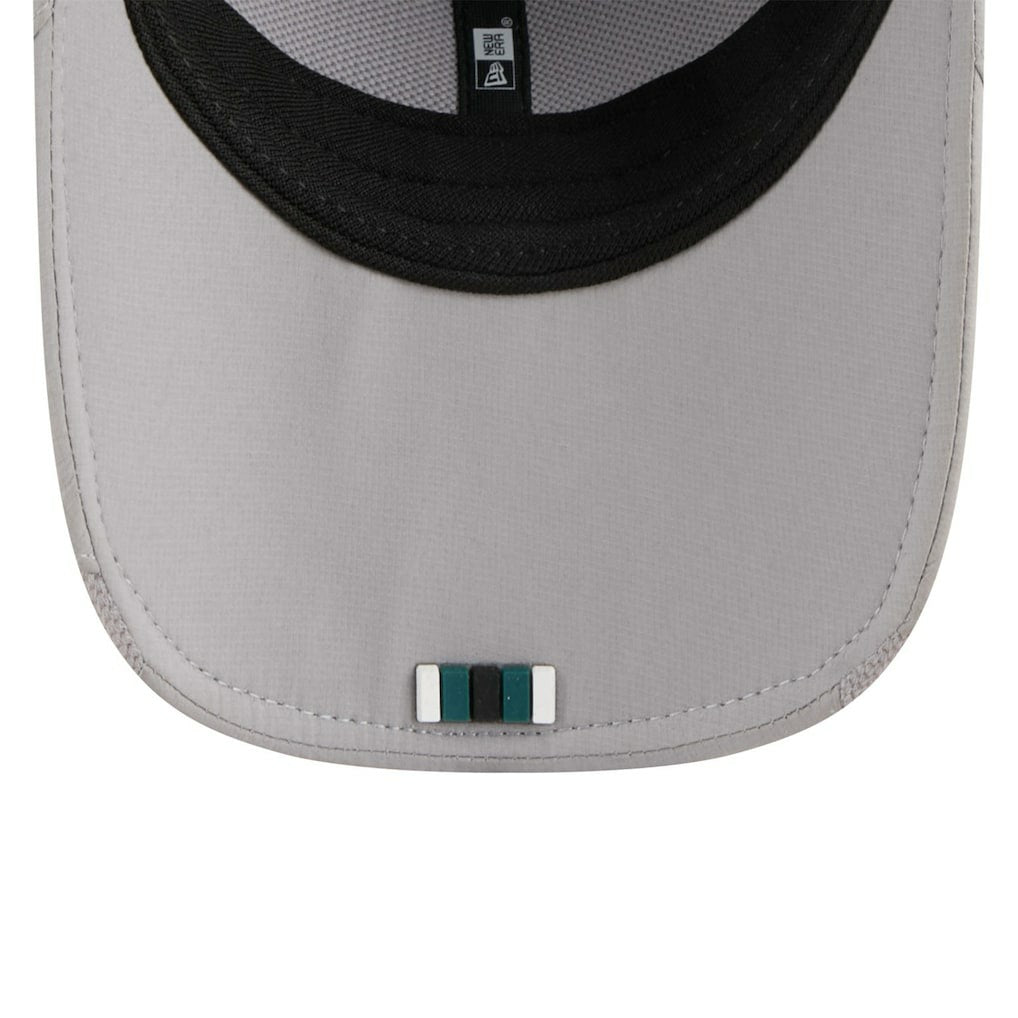 Philadelphia Eagles New Era 2025 Sideline M-Crown 9FORTY Adjustable Hat Gray