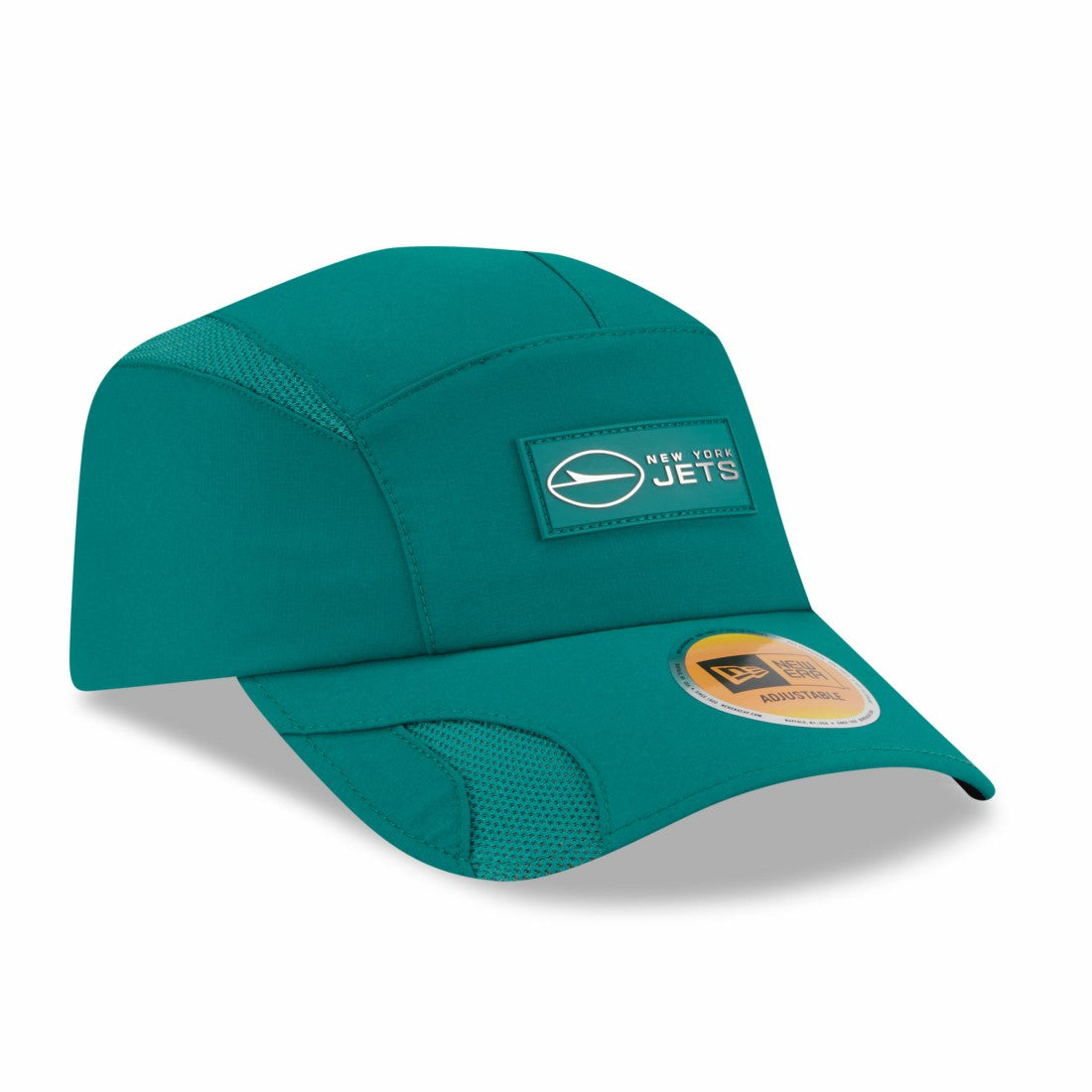 New York Jets New Era 2025 Sideline Runner Adjustable Hat Green
