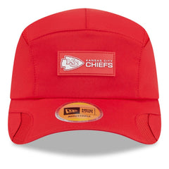 Kansas City Chiefs New Era 2025 Sideline Runner Adjustable Hat Red
