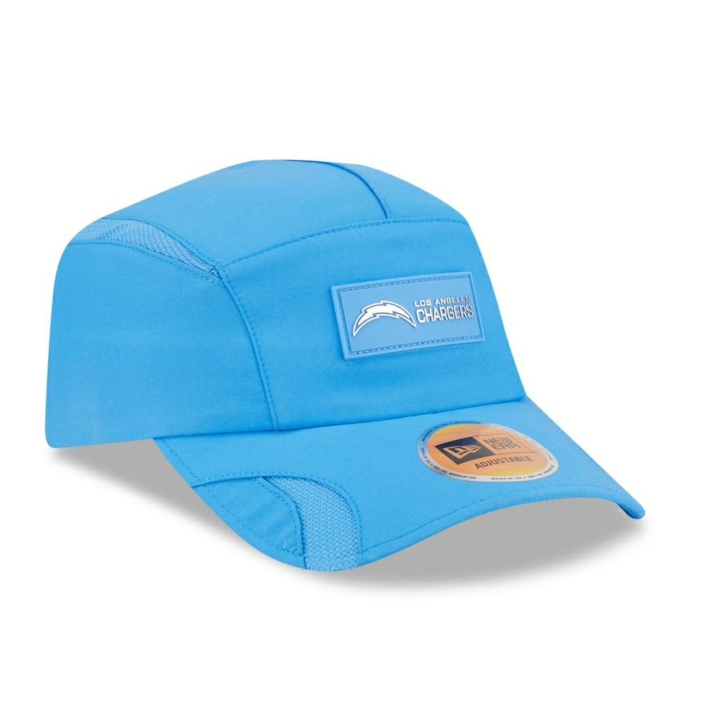 Los Angeles Chargers New Era 2025 Sideline Runner Adjustable Hat Powder Blue