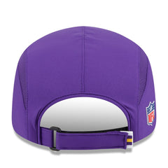 Minnesota Vikings New Era 2025 Sideline Runner Adjustable Hat Purple