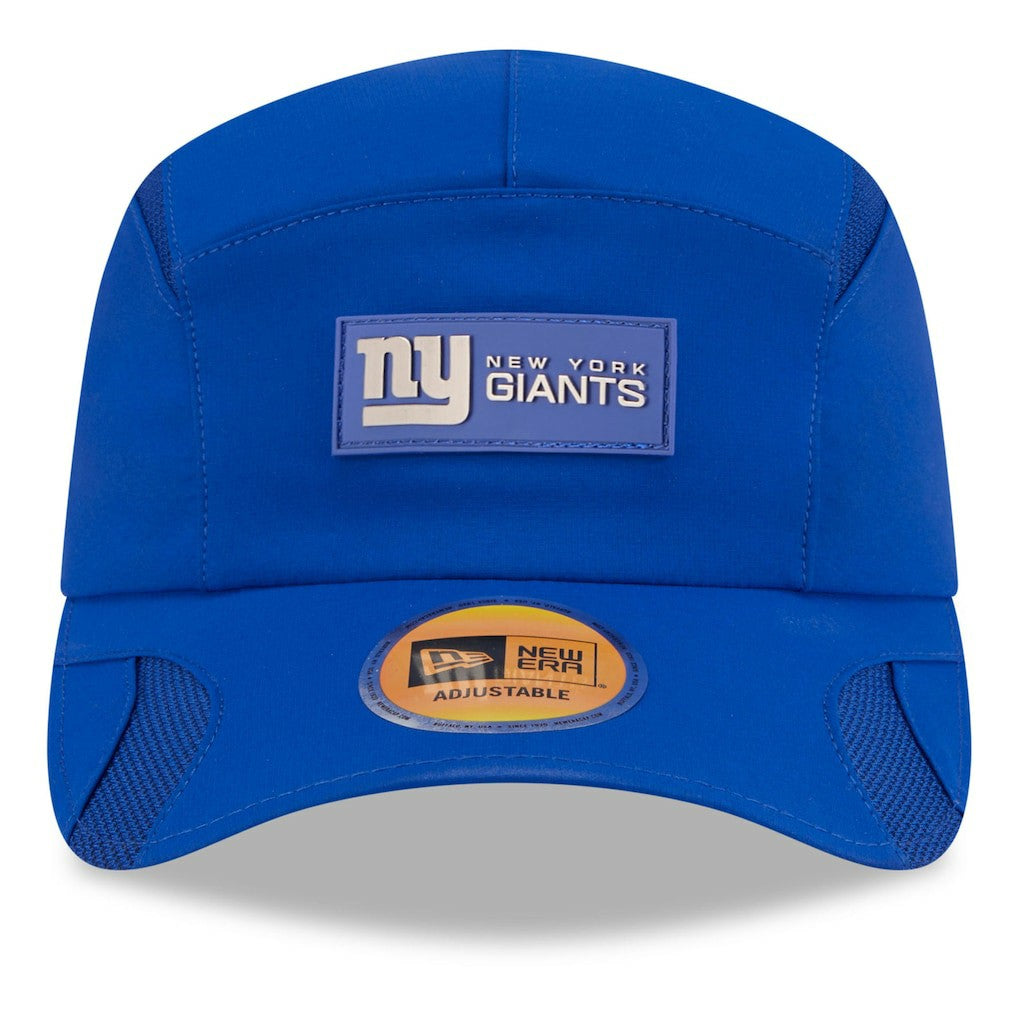 New York Giants New Era 2025 Sideline Runner Adjustable Hat Royal