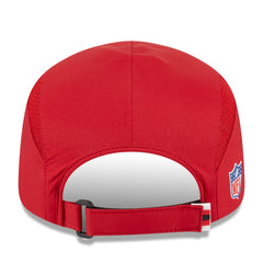 San Francisco 49ers New Era 2025 Sideline Runner Adjustable Hat Scarlet