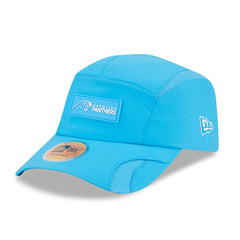 Carolina Panthers New Era 2025 Sideline Runner Adjustable Hat Blue