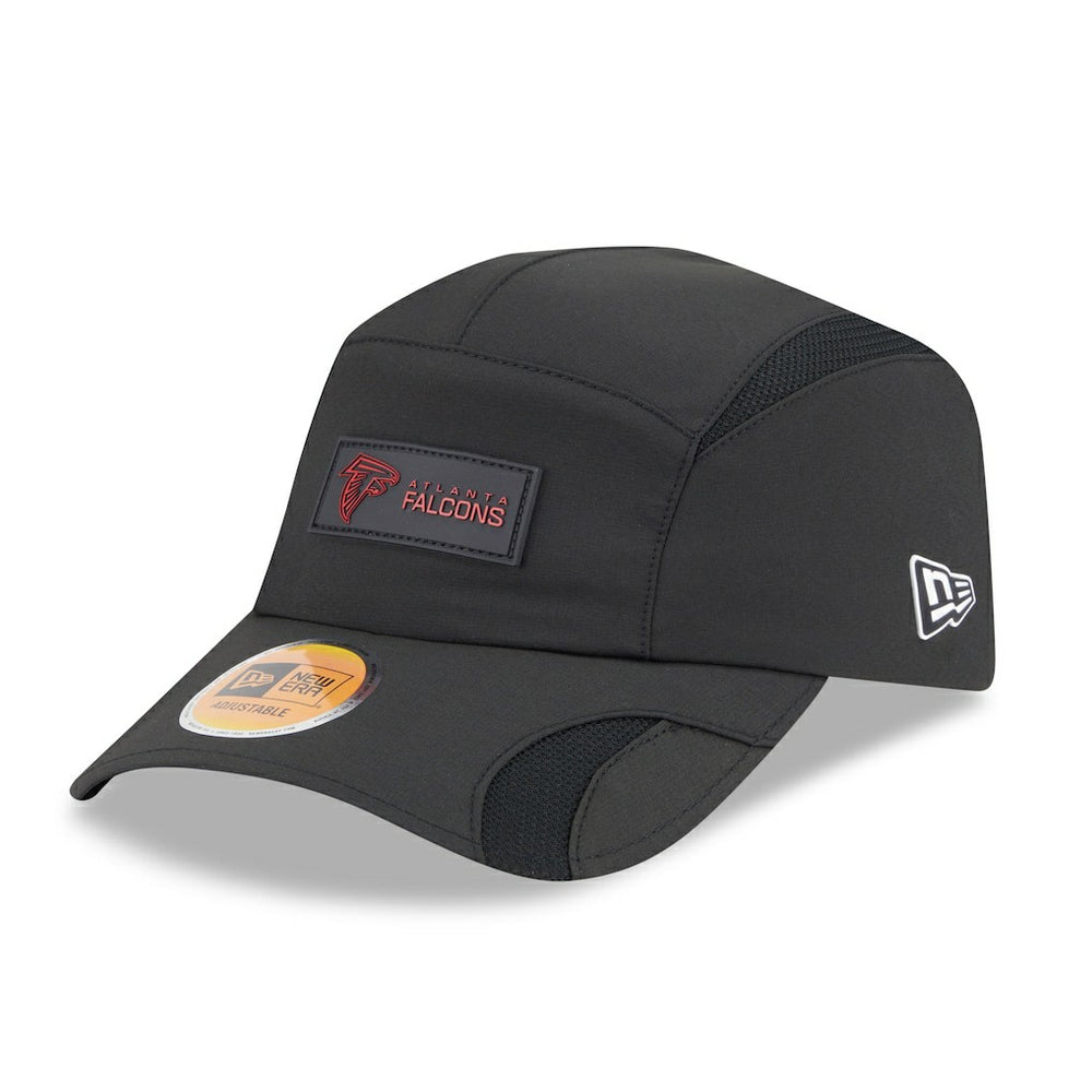 Atlanta Falcons New Era 2025 Sideline Runner Adjustable Hat Black