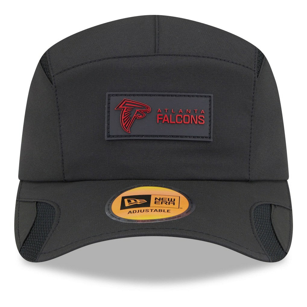 Atlanta Falcons New Era 2025 Sideline Runner Adjustable Hat Black