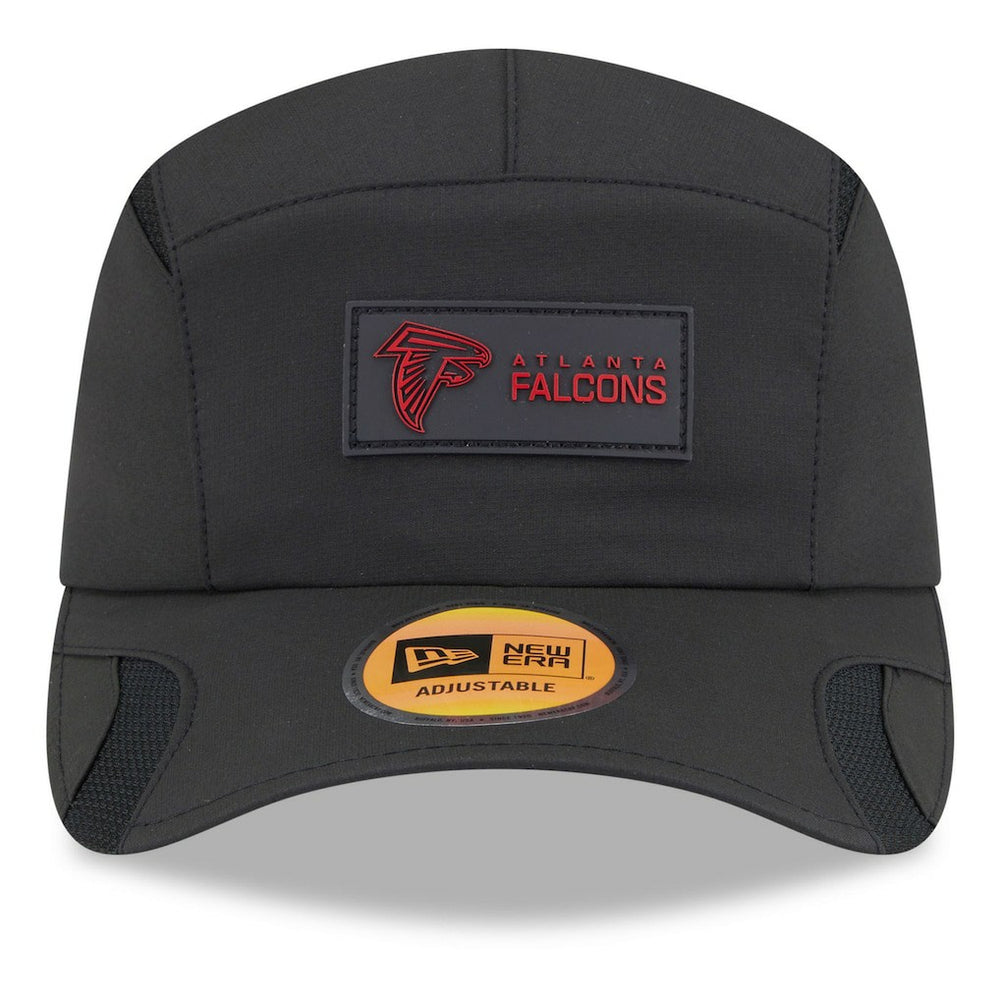 Atlanta Falcons New Era 2025 Sideline Runner Adjustable Hat Black