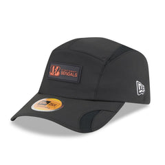 Cincinnati Bengals New Era 2025 Sideline Runner Adjustable Hat Black