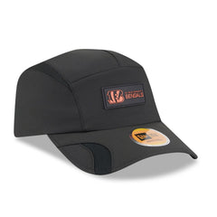 Cincinnati Bengals New Era 2025 Sideline Runner Adjustable Hat Black