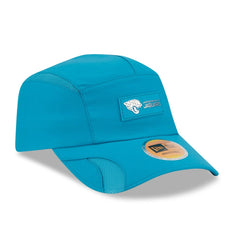 Jacksonville Jaguars New Era 2025 Sideline Runner Adjustable Hat Teal