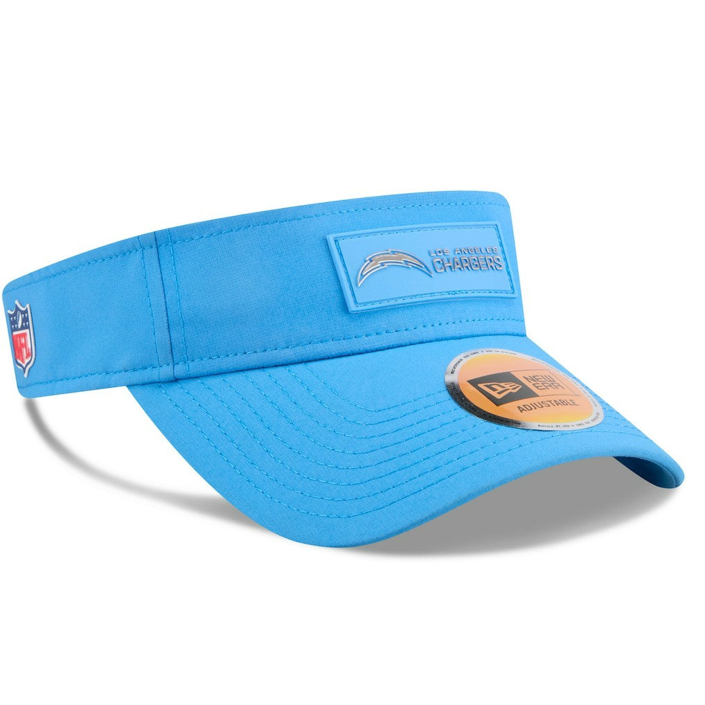 Los Angeles Chargers New Era 2025 Sideline Visor Powder Blue