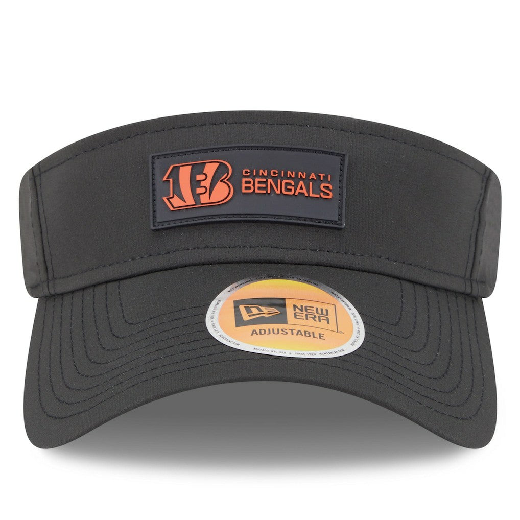Cincinnati Bengals New Era 2025 Sideline Visor Black