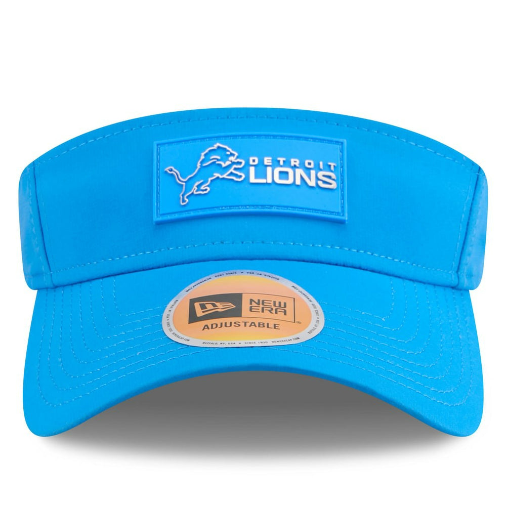 Detroit Lions New Era 2025 Sideline Visor Blue