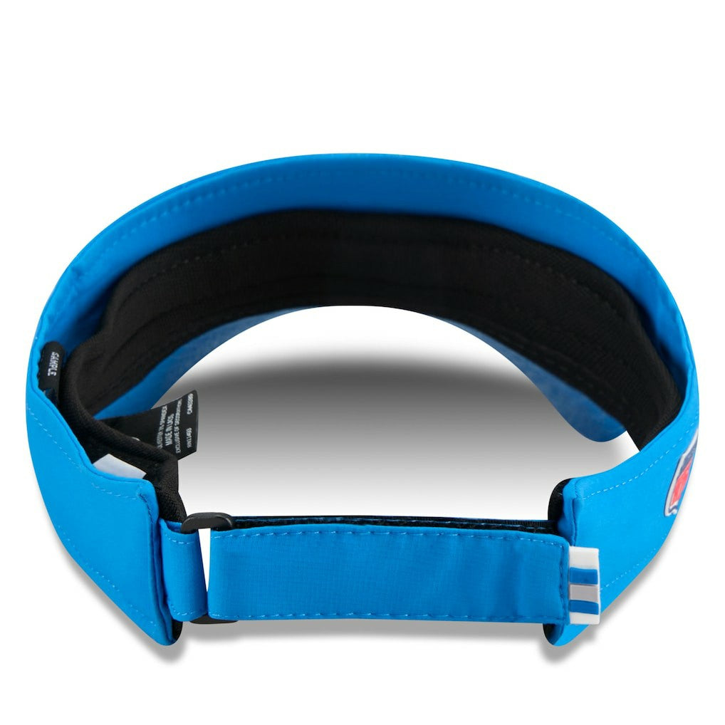 Detroit Lions New Era 2025 Sideline Visor Blue