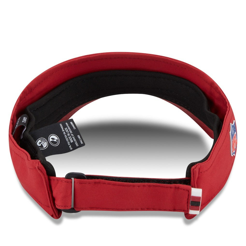 Arizona Cardinals New Era 2025 Sideline Visor Cardinal