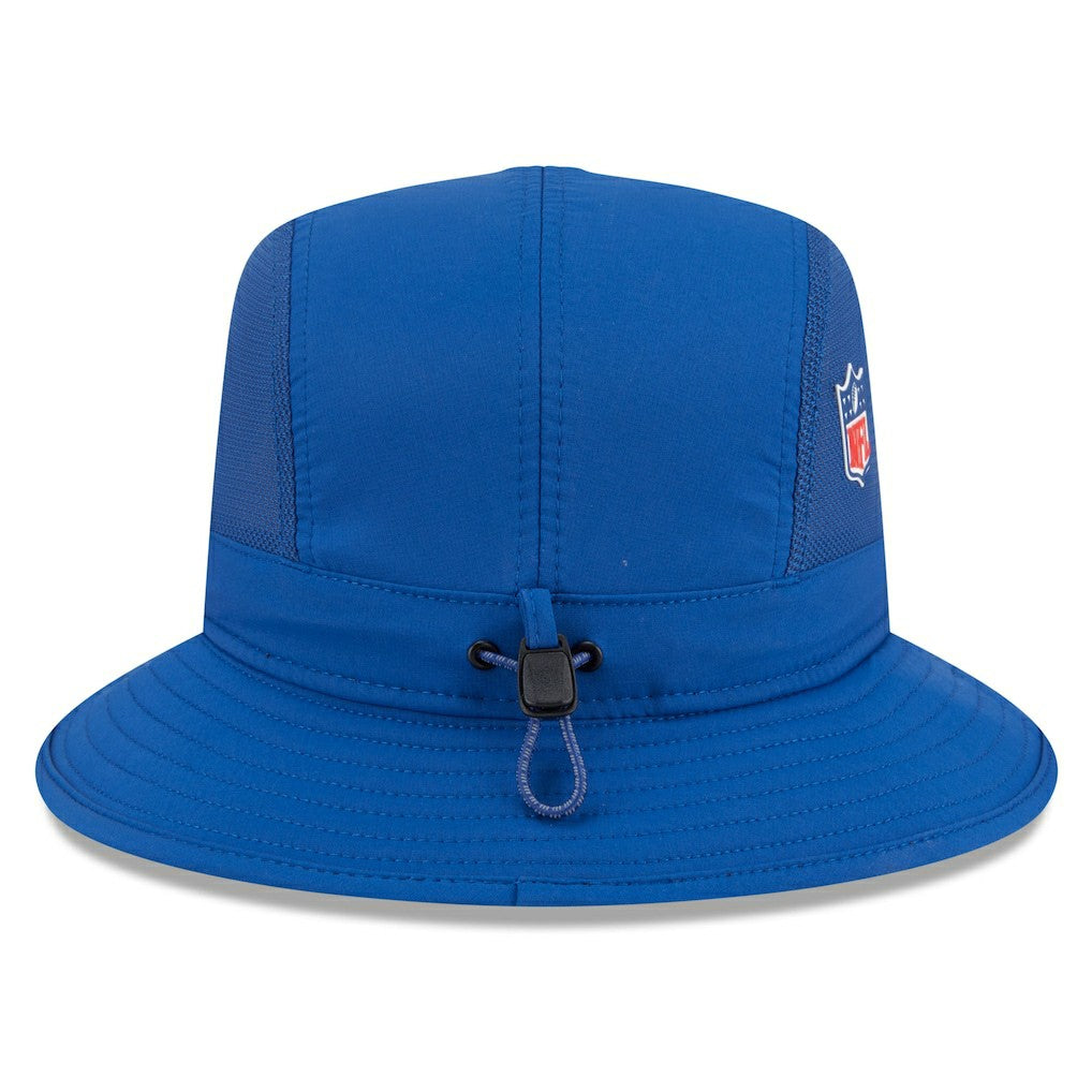 Indianapolis Colts New Era 2025 Sideline Bucket Hat Royal