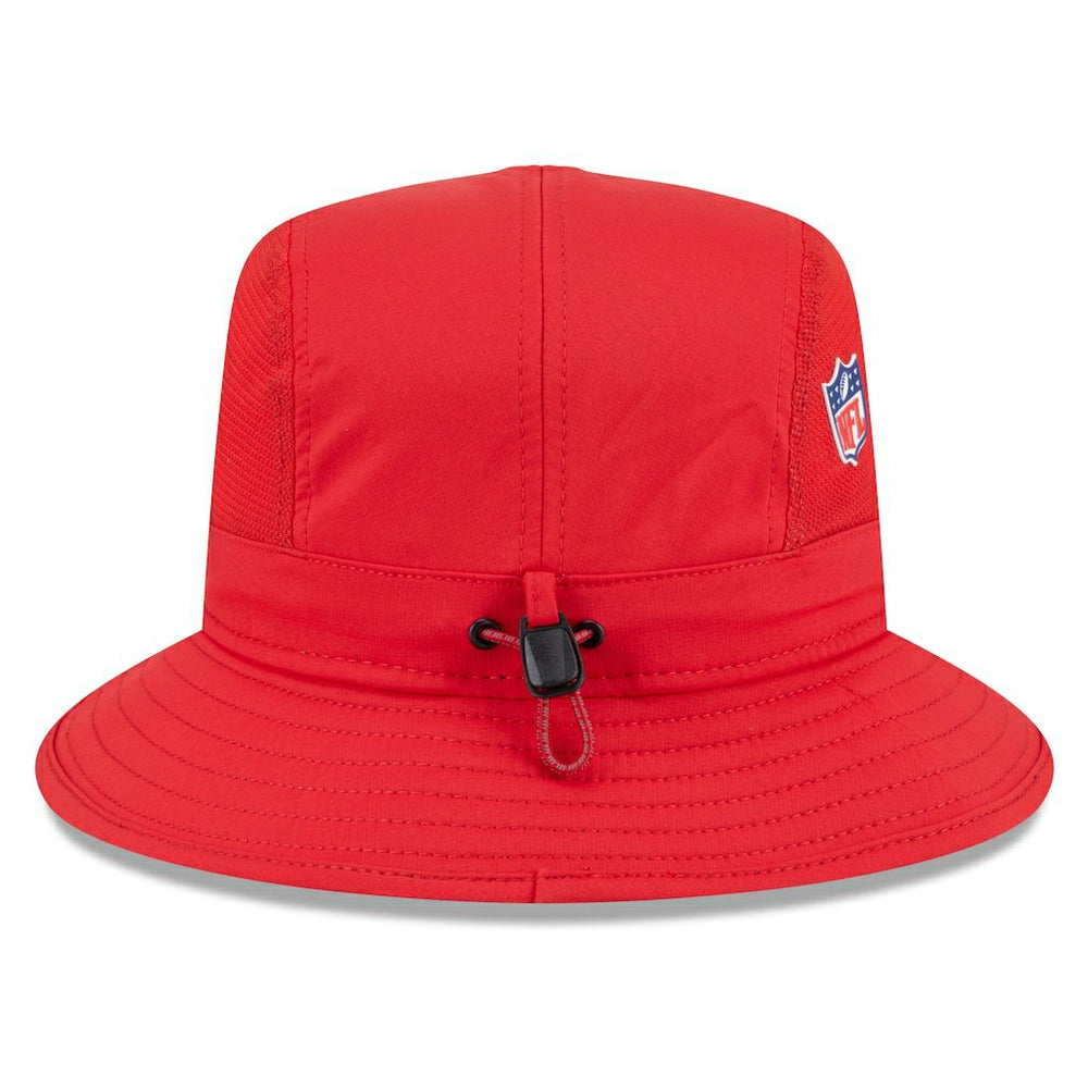 Kansas City Chiefs New Era 2025 Sideline Bucket Hat Red