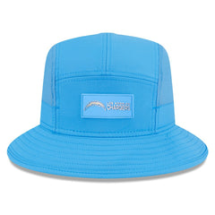 Los Angeles Chargers New Era 2025 Sideline Bucket Hat Powder Blue