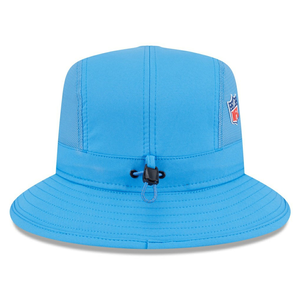 Los Angeles Chargers New Era 2025 Sideline Bucket Hat Powder Blue