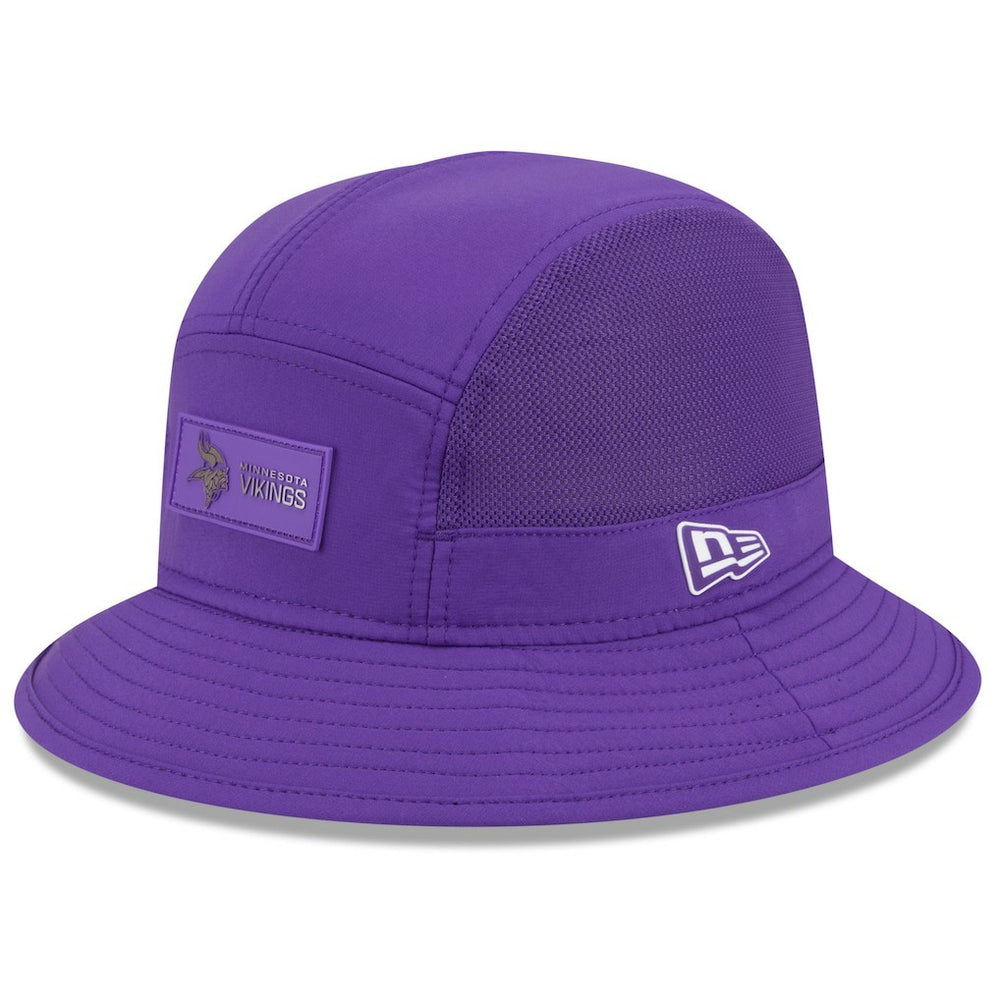 Minnesota Vikings New Era 2025 Sideline Bucket Hat Purple