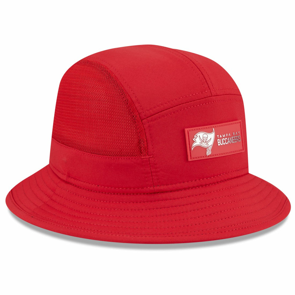 Tampa Bay Buccaneers New Era 2025 Sideline Bucket Hat Red