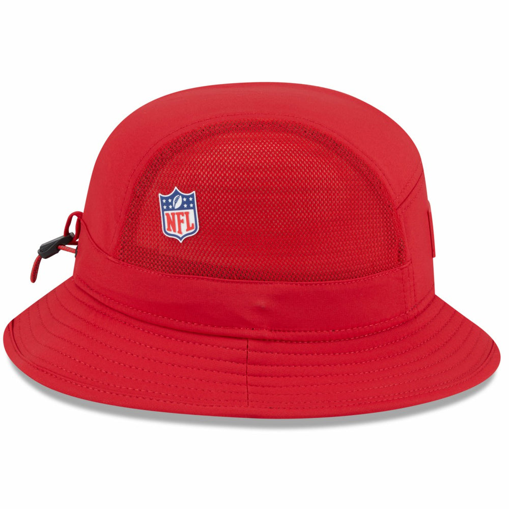 Tampa Bay Buccaneers New Era 2025 Sideline Bucket Hat Red
