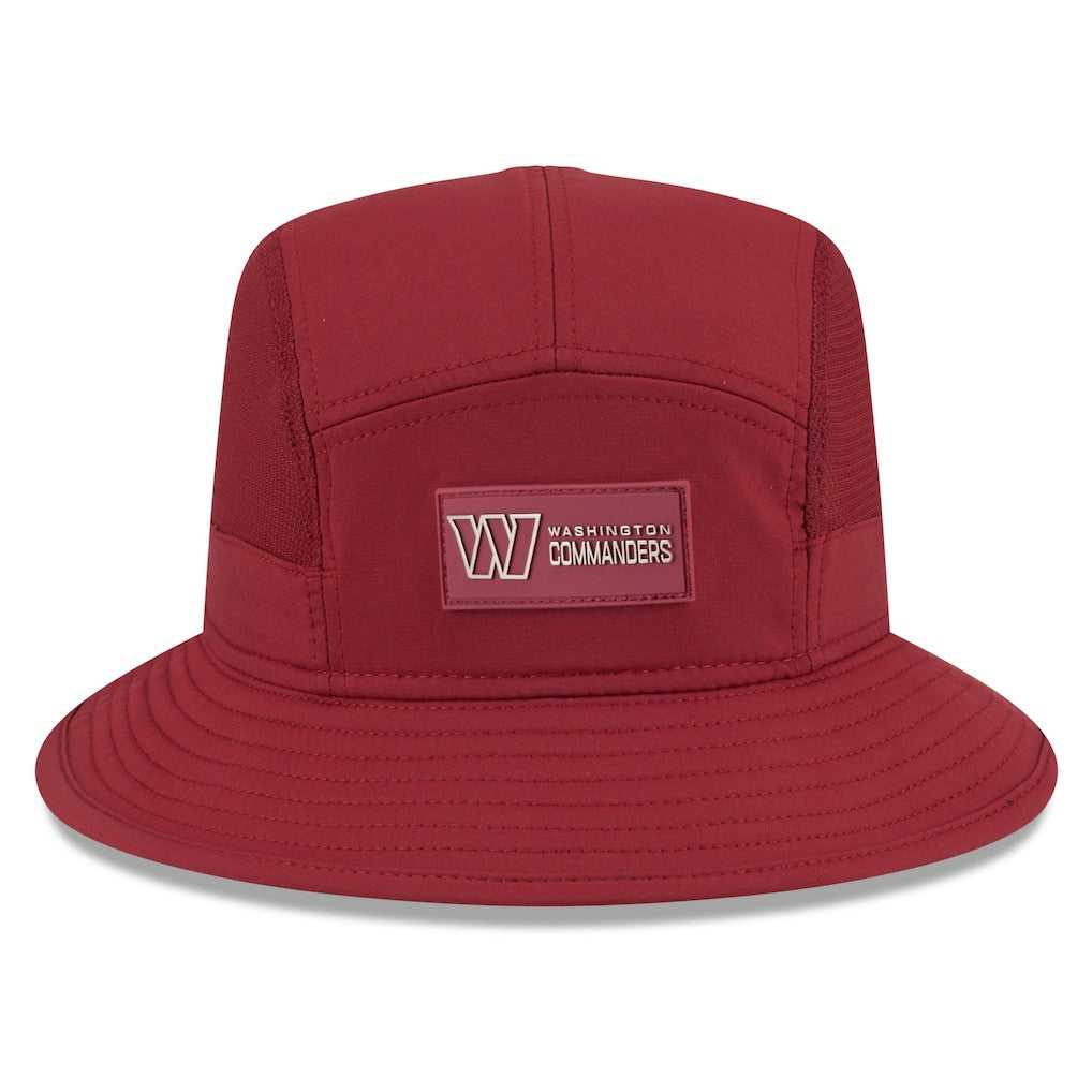 Washington Commanders New Era 2025 Sideline Bucket Hat Burgundy