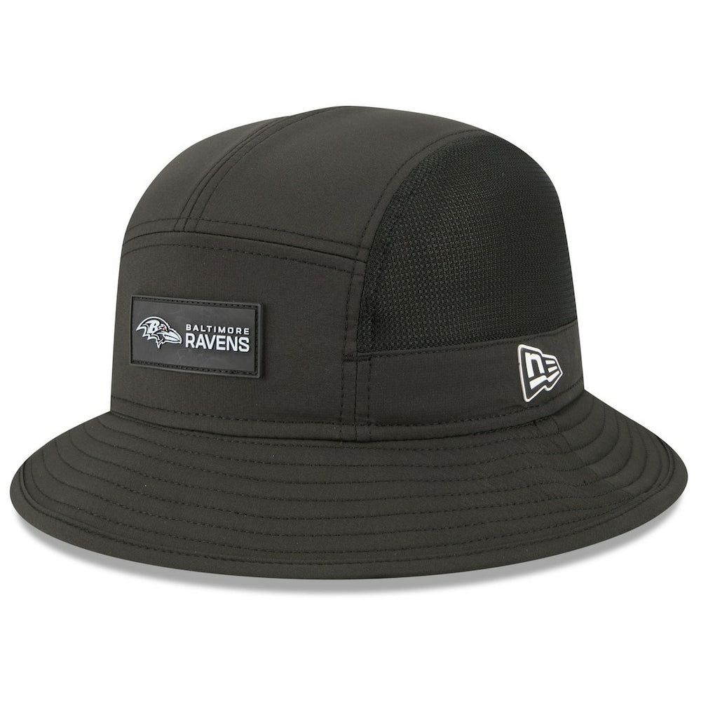 Baltimore Ravens New Era 2025 Sideline Bucket Hat Black