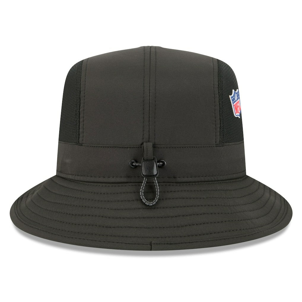 Atlanta Falcons New Era 2025 Sideline Bucket Hat Black