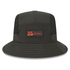 Cincinnati Bengals New Era 2025 Sideline Bucket Hat Black