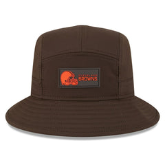 Cleveland Browns New Era 2025 Sideline Bucket Hat Brown