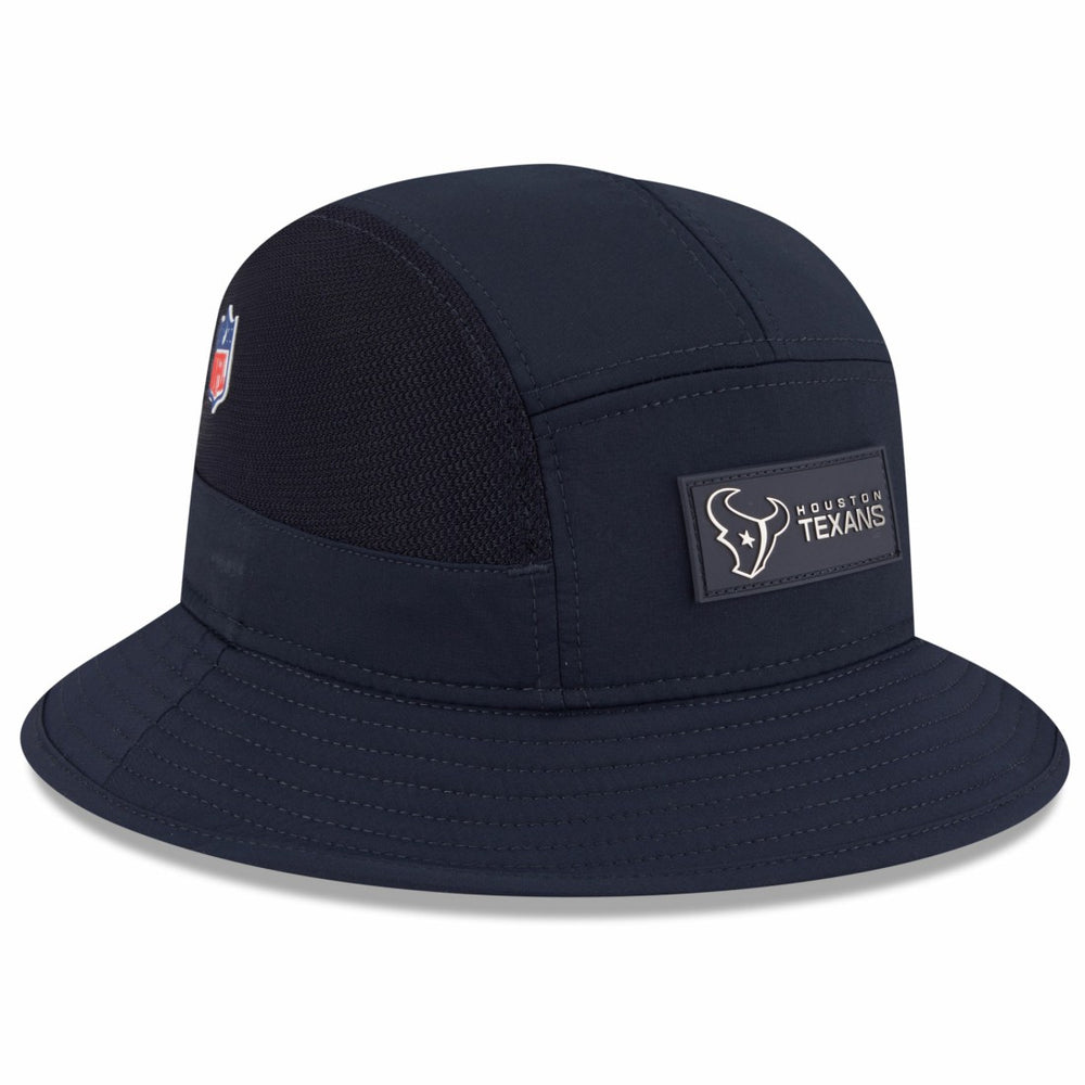 Houston Texans New Era 2025 Sideline Bucket Hat Navy