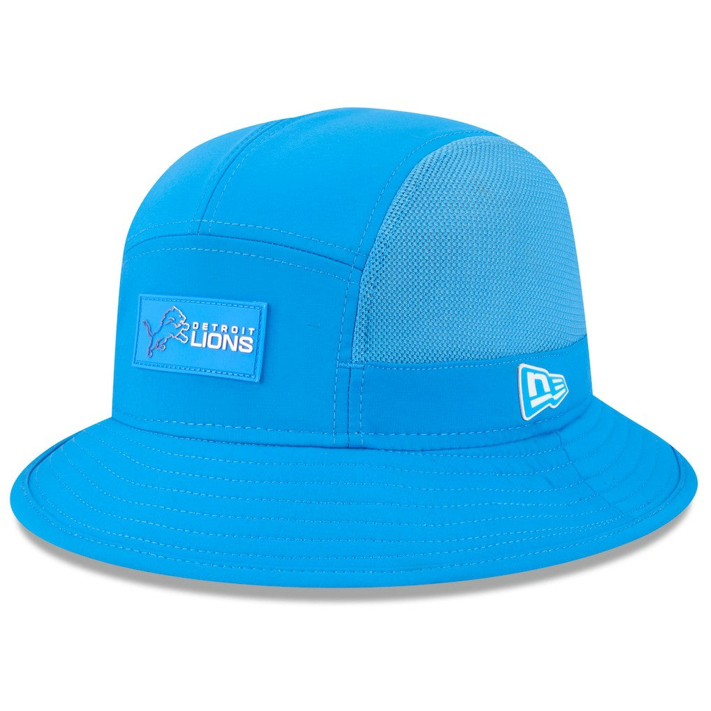 Detroit Lions New Era 2025 Sideline Bucket Hat Blue